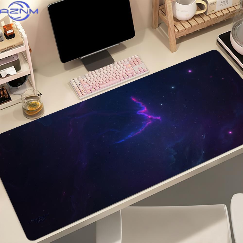 Space Universe Galaxy Nebula Mouse Pad NonSlip Thickened Mousepad Student Gaming Cushion Large Writing Lockedge Office