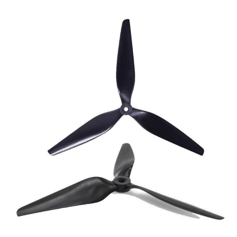 

2pcs 9x5x3 UAV Propellers 9in Carbon Fiber Nylon Propellers 3 Paddles Leaf Extended Flights for FPVs UAV Repair 1