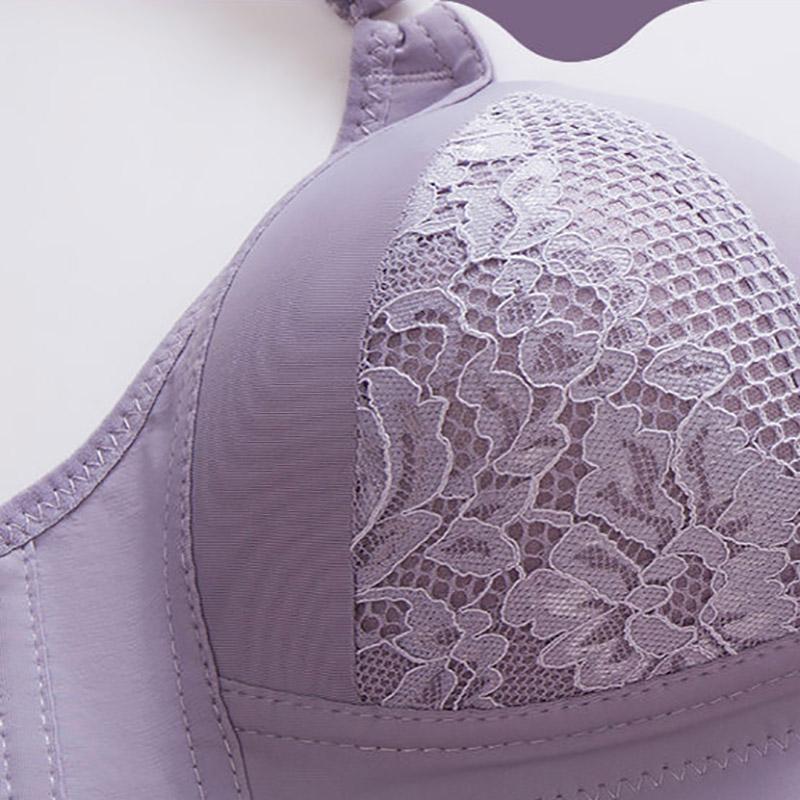 Large Size Thin Section Anti-sagging Breasts Gather No Steel Ring Sexy Underwear Bra Ladies Underwear Bra