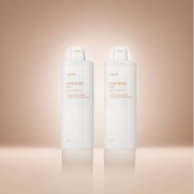 White Rice Clear Tone Toner, 500ml, 2 Packs