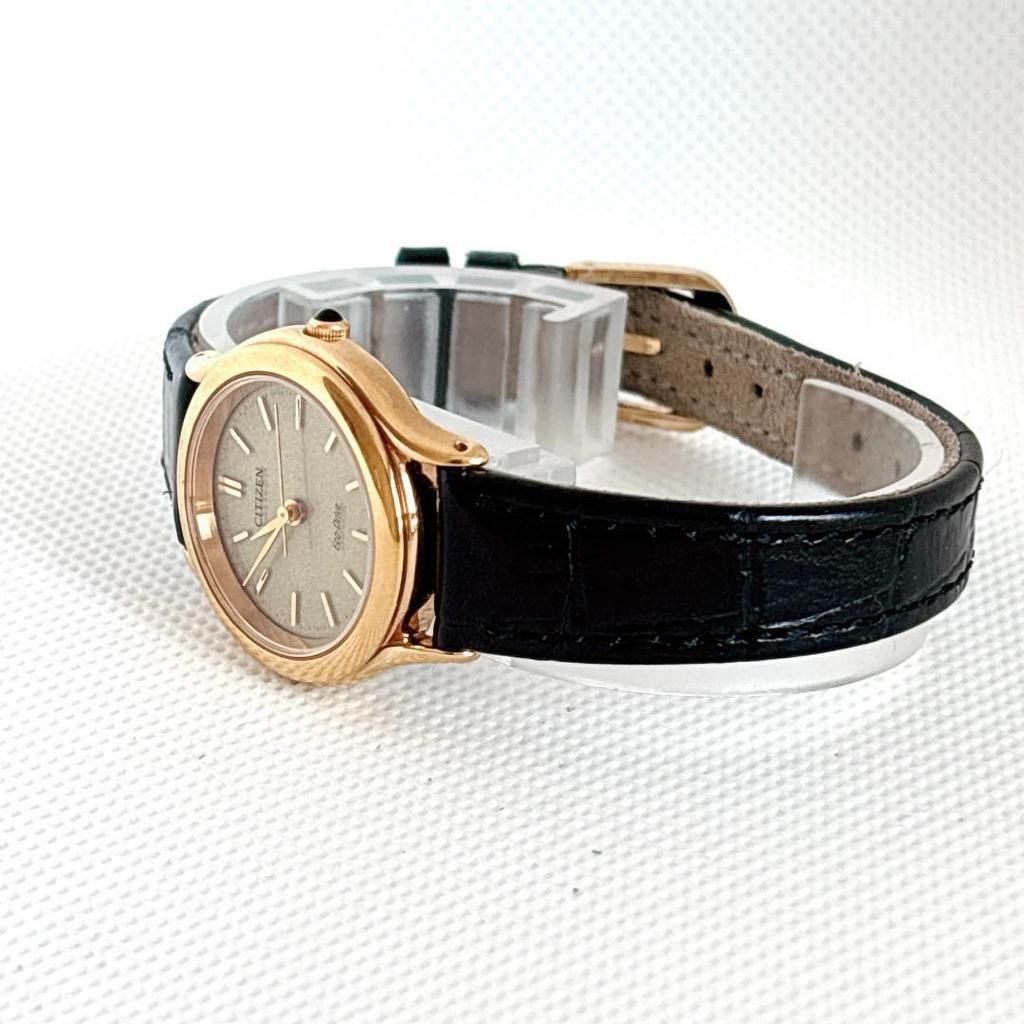 Used [Good Condition] [Working Product] Citizen Solar Gold Ladies with company stamp