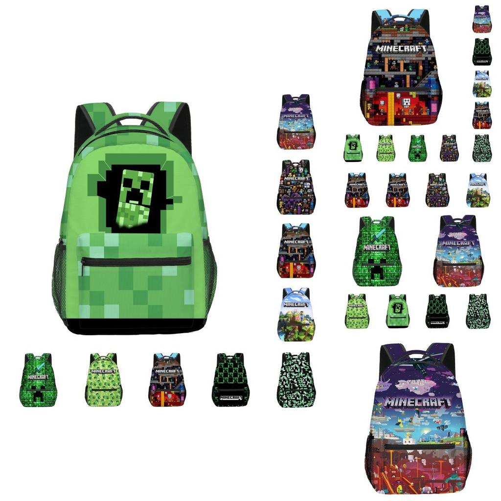 New Arrival Minecraft Kids Backpack For Elementary School Students