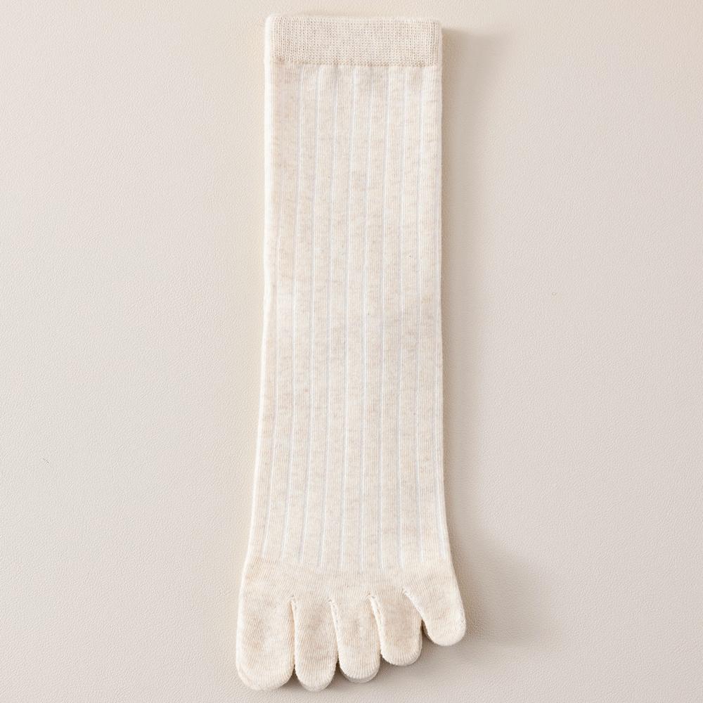 5 Pairs Toe Socks Women High Quality Cotton Five Finger Socks Middle Tube Crew Socks with Separate Fingers Four Seasons Hosiery