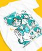 Springsummer Sailor Moon Cotton Unisexs Tshirts for Women Version Adult Soft Loose Short Sleeves Y2k Tee Tops Vintage Hippop