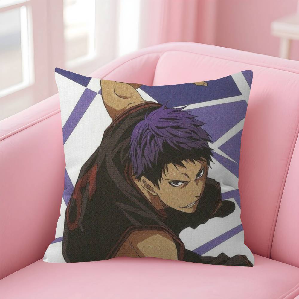 Federa cuscino anime Kuroko No Basket copricuscino divano decorazione stanza casa regalo per bambini