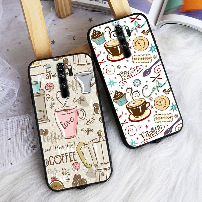 

Чехол для iPhone 15 14 12 Xiaomi Redmi Note 13C VIVO Y20 Samsung S24 FE Realme C21y OPPO A76 Coffee Time