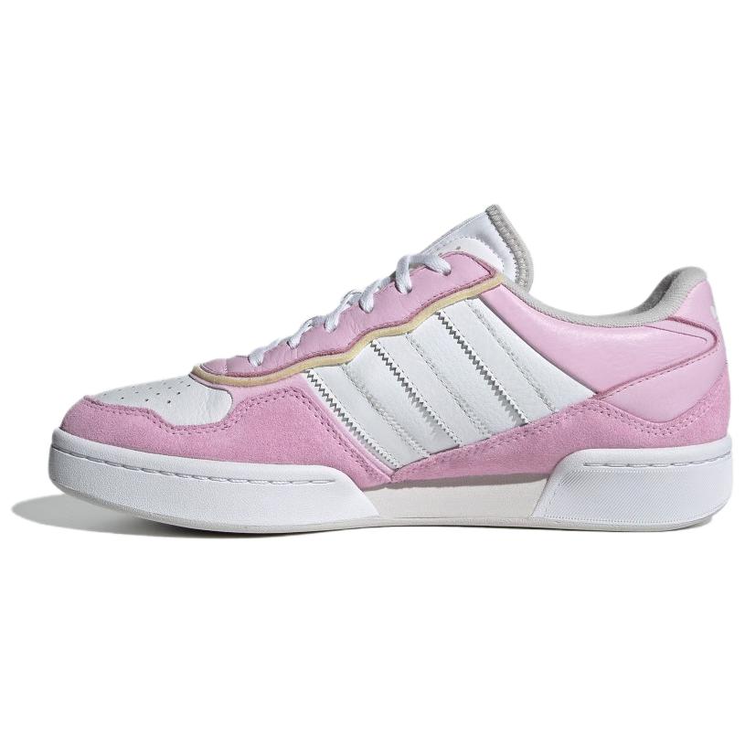 Adidas Originals Courtic Non-Slip Durable Low-Top Skate Shoes Unisex Sneakers Pink White Gray JI2552