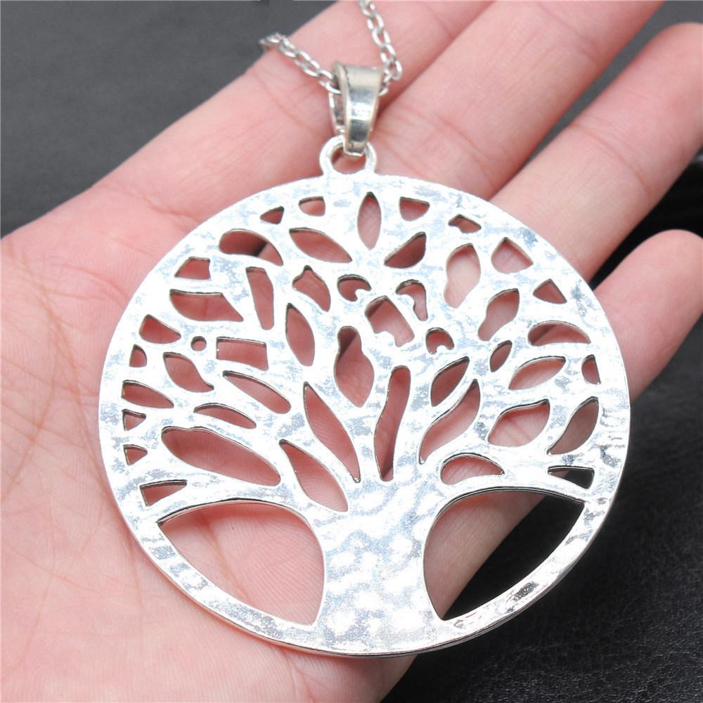 45cm Oder 70cm Lange Kette Halskette Lebensbaum Hochzeitsschmuck Zubehör QN079