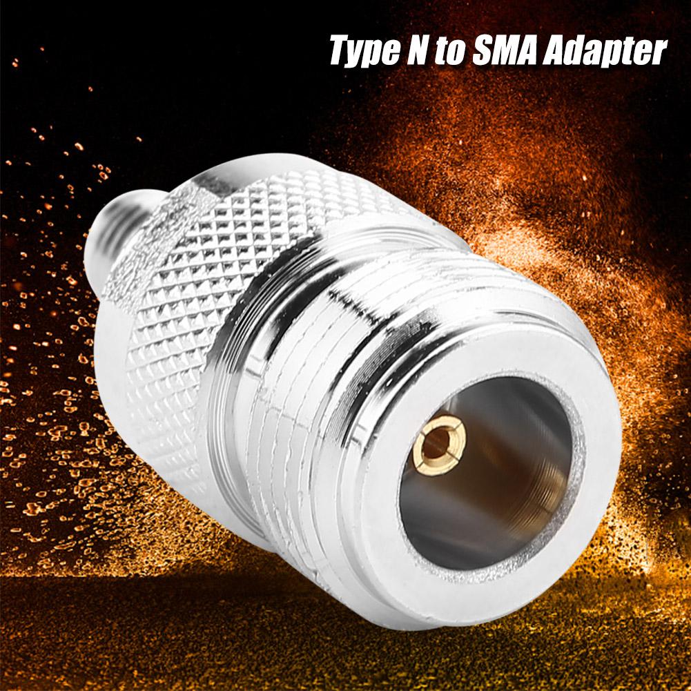 2pcs Type N Female To SMA Female RF Connector Coaxial Adapter Test Converter