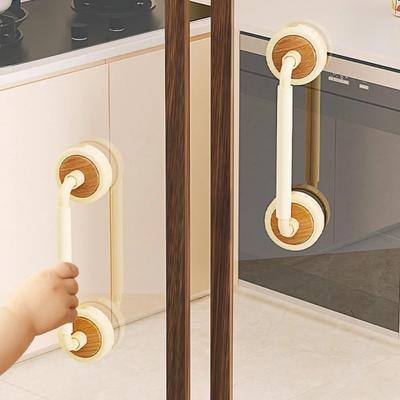 Wasserdichter Saugnapf Türgriff Anti-Rutsch Badezimmer Dusche Hilfsgriff Badewannen