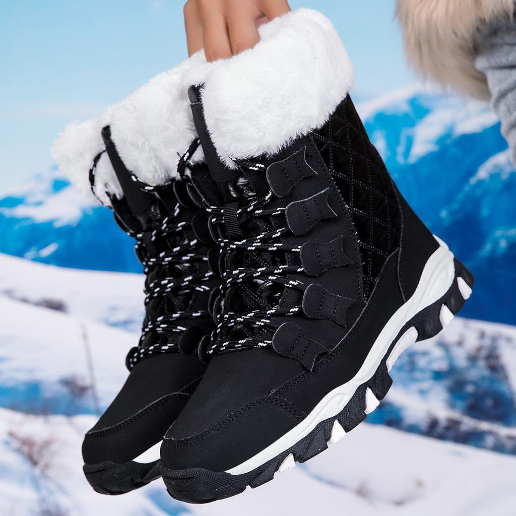 Snow boots Winter cotton boots Short boots Mountaineering sole boots Cotton shoes