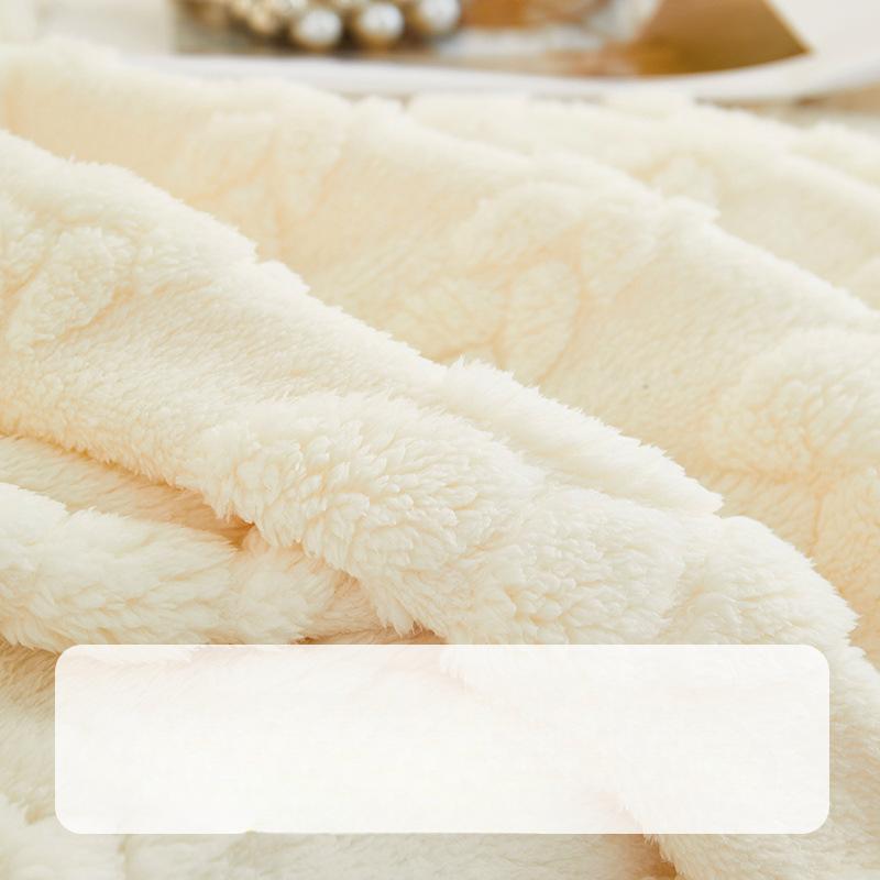Sofatuch Ins Style Creme Style Winter Bequemer Baumwollsamt Verdickter Sofabezug Vollbezug Stoff Rutschfester Sofabezug