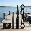 Aluminum Alloy Fishing Reel Repair Tool Set Including Bearing Extractors And Wrench For Easy Disassembly And Maintenance
