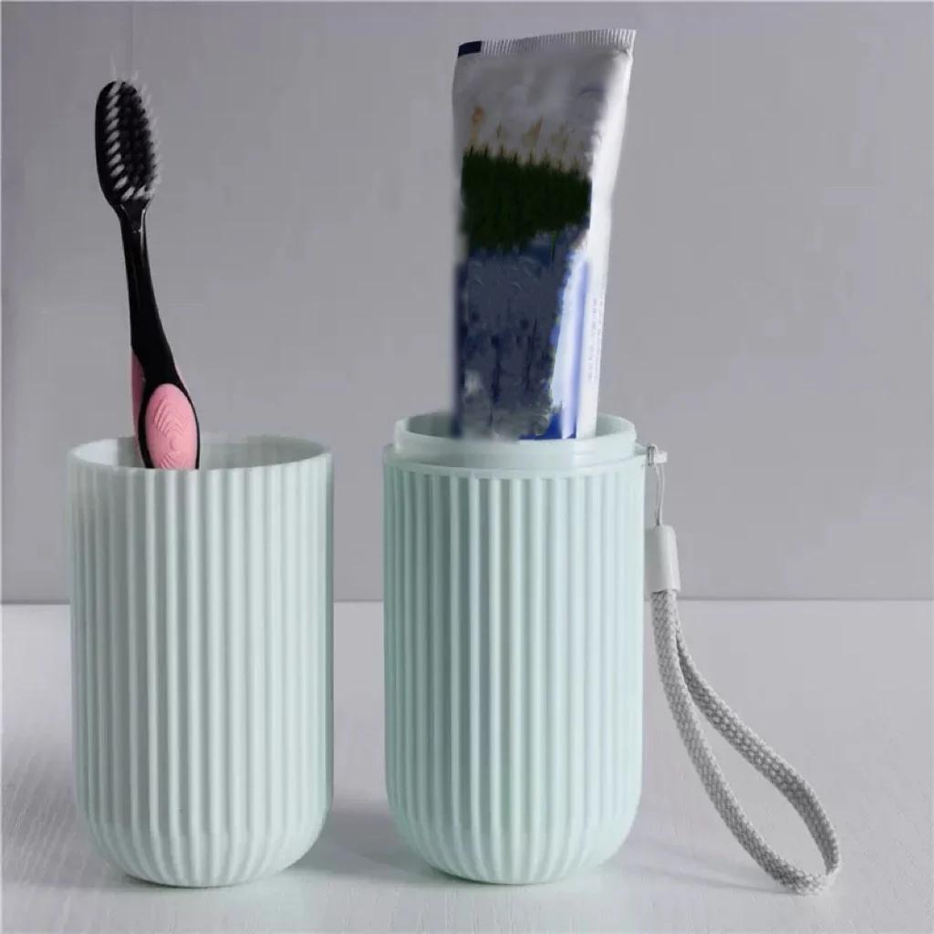 Portable Toothpaste Toothbrush Protect Holder Case Travel Camping Storage Box Protect Toothbrush Toothpaste from Dirt and Damage
