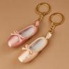Handmade Ballet Slipper Keyring Stylish Mobile Phone Pendant Bag Accessory Lightweight Key Accessory Gift for Dancers