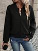 Solid Zipper Jacket Baseball Collar Casual Coat Women's