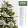 Gold & Silver Christmas Tree Decorations: Mesh Ribbon & Ornaments