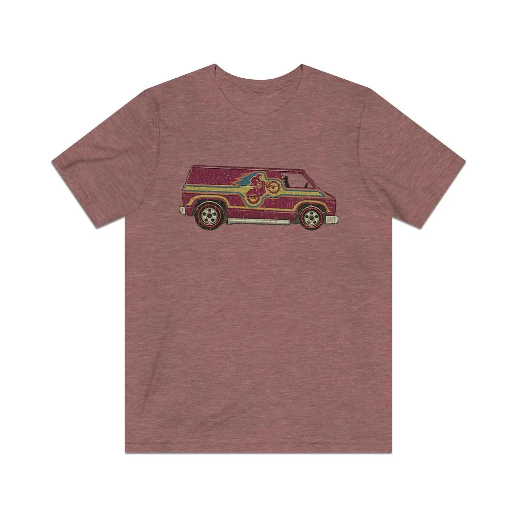 Flying Colors Motocross Van 1975 Vintage Men s T shirt 4XL