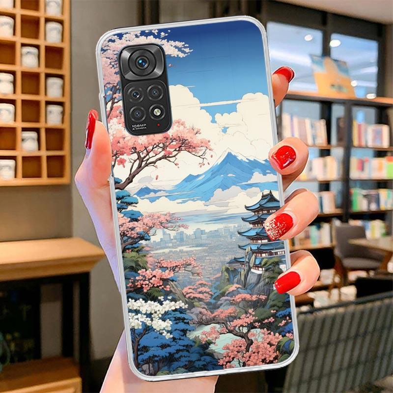 Anime Aesthetic Scenery Cover Phone Case For Xiaomi Redmi Note 15 14 13 12 11 10 Pro Plus 14S 12S 11S 11T 11E 10S Soft Fundas Sh