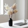 Künstliche, getrocknete Schilfrohrblumen im Landhausstil – realistische künstliche Pflanzenblumen fürs Büro