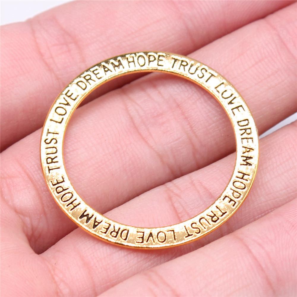 Letter Plate Connectors Alphabet A-Z Antique Bronze Zinc Alloy Jewelry Making Craft Parts DIY Connect Parts