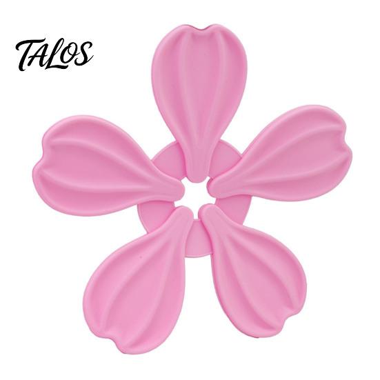 Talos Petal Shaped Coaster, Heat Resistant Silicone Mat, Non-Slip Dishwasher Safe Pot for Kitchen Dining Room