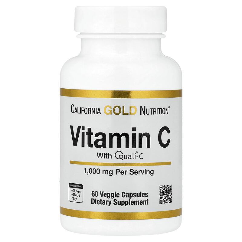 Vitamin C, Quali®-C, 1,000 Mg, 60 Veggie Capsules