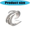Stylish Liquid Dragon Claw Shaped Jewelry Stylish Hypoallergenically Metal Ring Accessory For Trendy Outfits Event