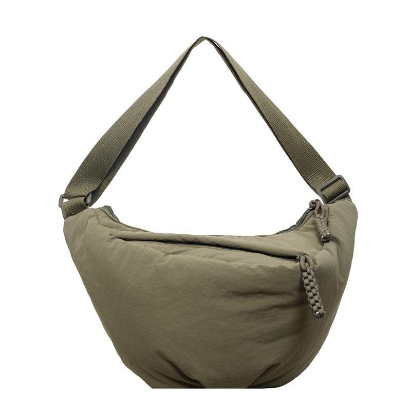 Casual messenger bag fashion trend student personality dumpling bag large capacity fresh tote bag shoulder bag tide
