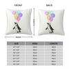 Penguin Believe I Can Fly Square Pillowcase Polyester Linen Velvet Pattern Zip Decor Pillow Case Sofa Cushion Cover
