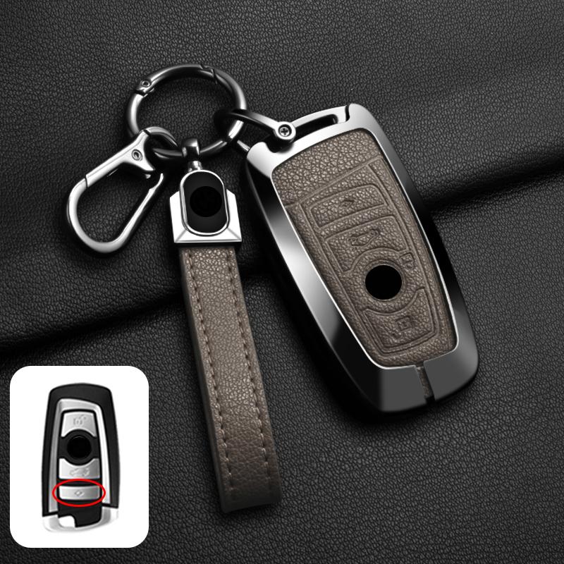Moulures Intérieures Voiture Alliage de Zinc Couvercle Porte-Clés Pour BMW F30 F20 F10 F18 F22 F01 X3 X4 F06 F02 M3 M5 Protecteur Porte-Clés Auto