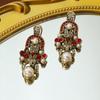 Meier Pearl Tassel Earrings Vintage Medieval Style Suit Earrings Necklace