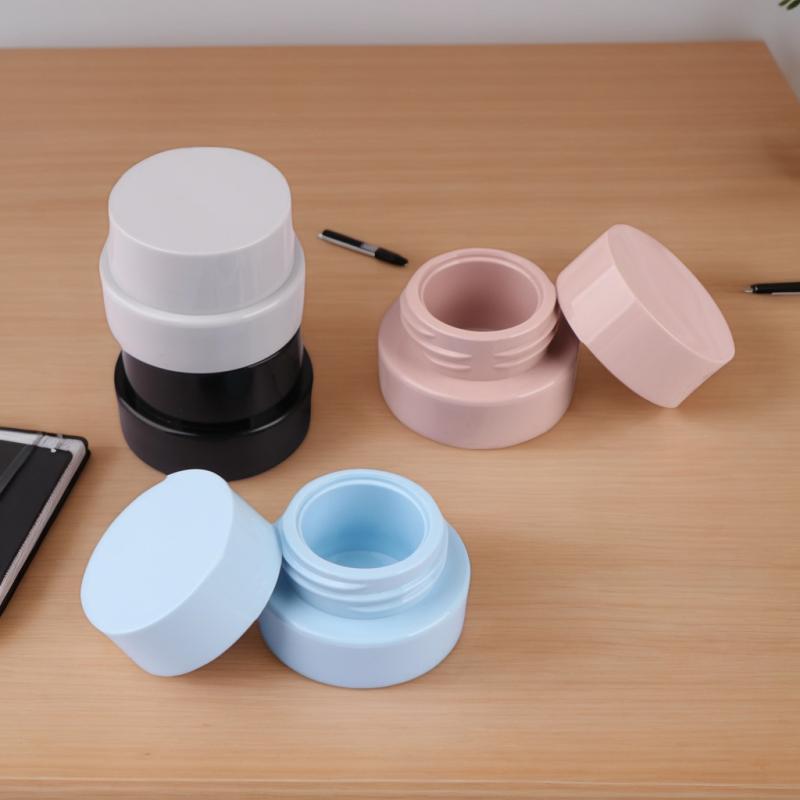 5g Empty Plastic Square Containers – Multi-Purpose Jars for Nail Art, Cosmetics, Creams, Gels, and Powders