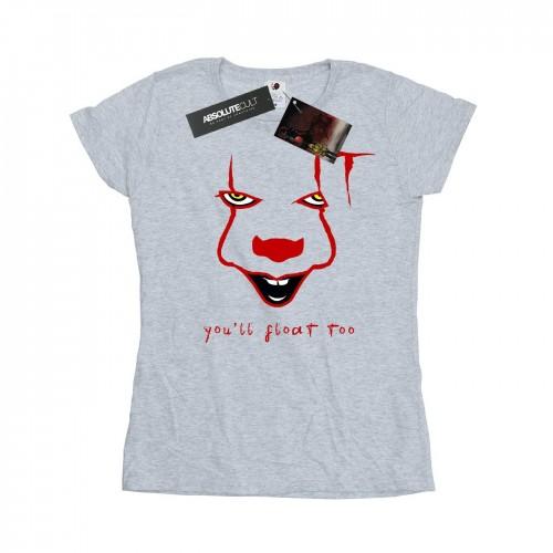 

It Womens/Ladies Pennywise Float Cotton T-Shirt XXL білий