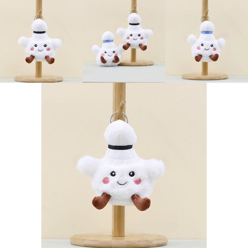 Adorable Plush Feather Ball Keychain Cute Cartoon Doll Accessory For Bags And Keys