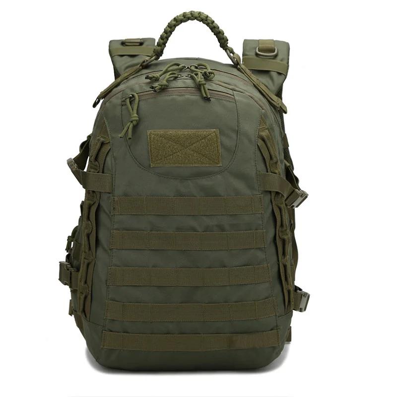 Men's Outdoor Sports Backpack Outdoor Waterproof Camping Hiking Sports Bag Soft Back Large 35-liter Capacity