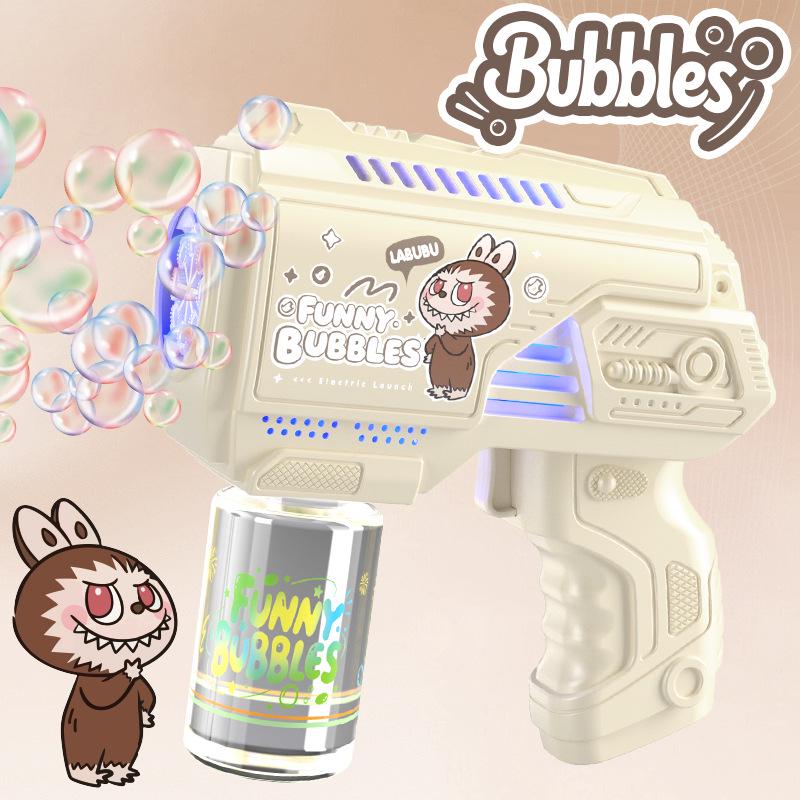 Popular Kid's 32-Hole Electric Bubble Gun - Automatic Handheld Toy for Bubbles