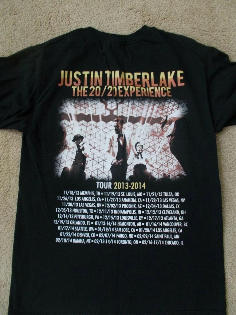Merch di Justin Timberlake T-Shirt Unisex 100% Cotone Unisex Girocollo Manica Corta Oversize Y2k Popolare Streetwear Regali per Fan T-Shirt