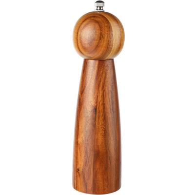 Pepparkvarn Pepparkvarn Saltkvarn Salt- och pepparkvarn Bergssaltkvarn Manuell träkvarn Träkornsfärg