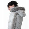 Street Hip Hop Letter Fleece Hooded Puffer Jacket Unisex Warm Winter Coat Loose Fit Teens
