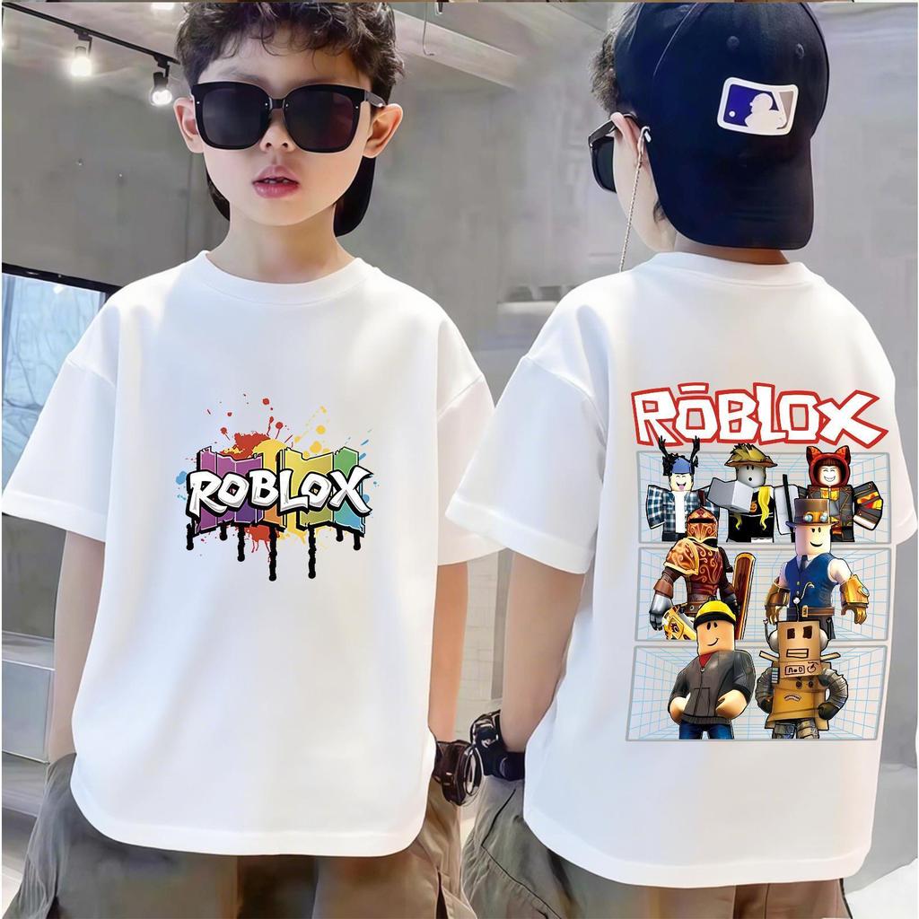 T-shirt round neck short sleeved theme children's top
