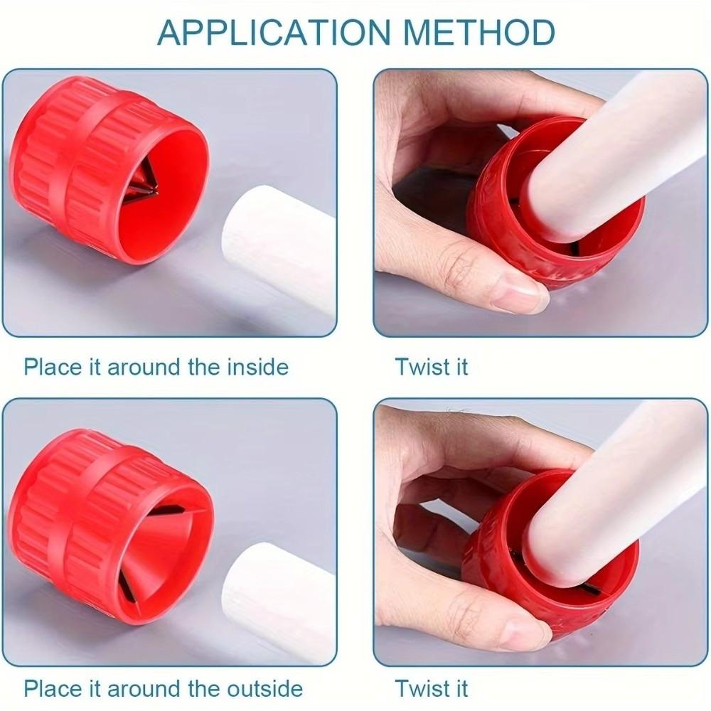 Round Chamfering Deburring 5-40mm Rough Edges Remover Tools Tube Pipe Trimmer  Cleaning Tool