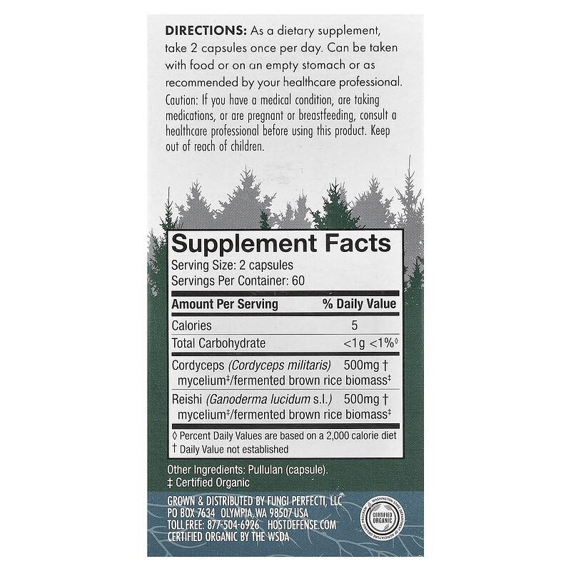 Mushrooms™, Cordychi®, 120 Capsules