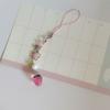 Cute Strawberry Mobile Phone Strap Beaded Bag Pendant Phone Lanyard Fruits Y2K Phone Charm Rope