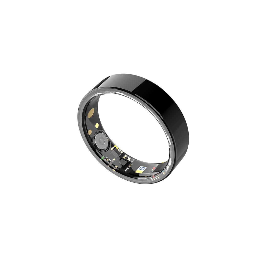 Smart Ring with Charging Case for Men Fitness Tracker Sleep Heart Rate Remote Care BT IP68 Waterproof Wireless Smart