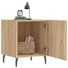 VidaXL Bedside Tables 2 Pcs Sonoma Oak 40x40x50 Cm Engineered Wood 827603
