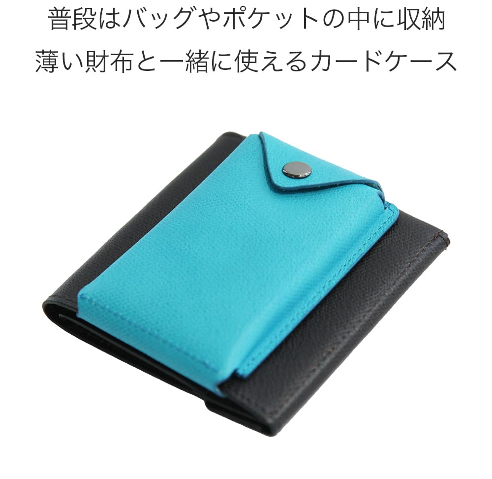 Abrasus Thin Card Case, Made in Japan, Black