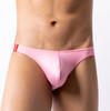 Men's Faux Leather U-Convex Low-Waist Thong - Trendy European and American Nightclub Style