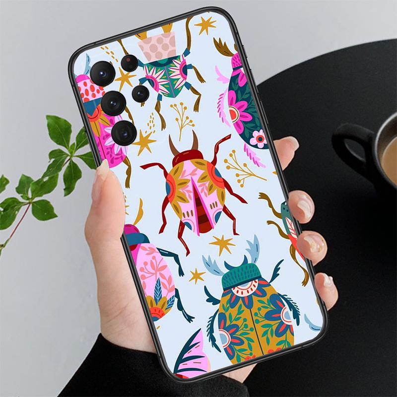 

Phone Case For Samsung A55 A16 A56 A36 A35 A15 A53 A54 A33 A34 A25 A05S A52 A52S A14 A26 A71 Insects Bugs A15