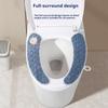 Soft Toilet Seat Covers, Hook & Loop Fastener. Washable, Snug Fit & Durable. Universal Home Use for All Seasons.